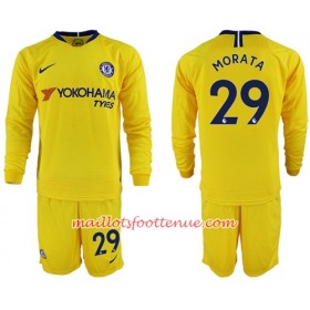 Maillot/Tenue Chelsea Morata 29 Enfant Exterieur 2018/2019 Manche Longue